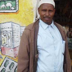 Market trader in Ethiopia