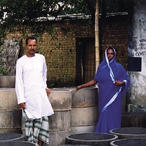 Two adults living in poverty