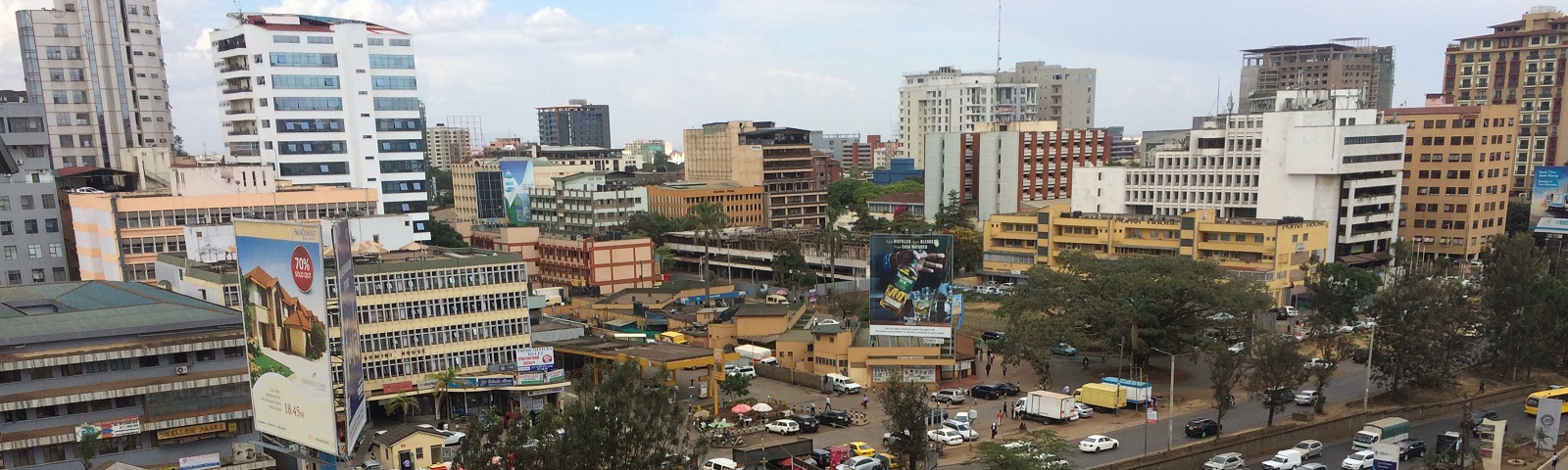 Cityscape of Nairobi, Kenya