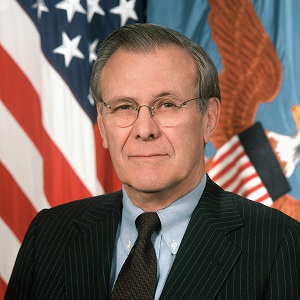 Secretary of Defense Donald H. Rumsfeld